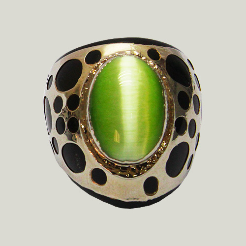Green Candy Stone Ring