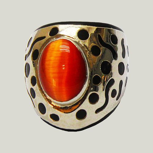Orange Candy Stone Ring