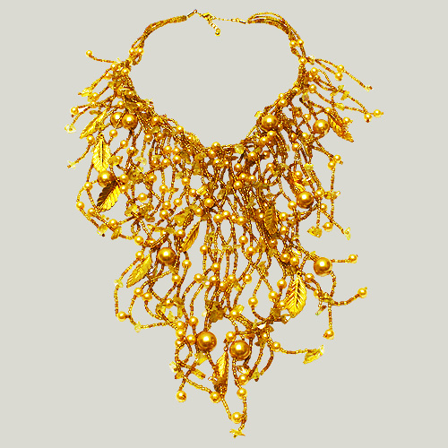 Rain of Ra Gold Necklace